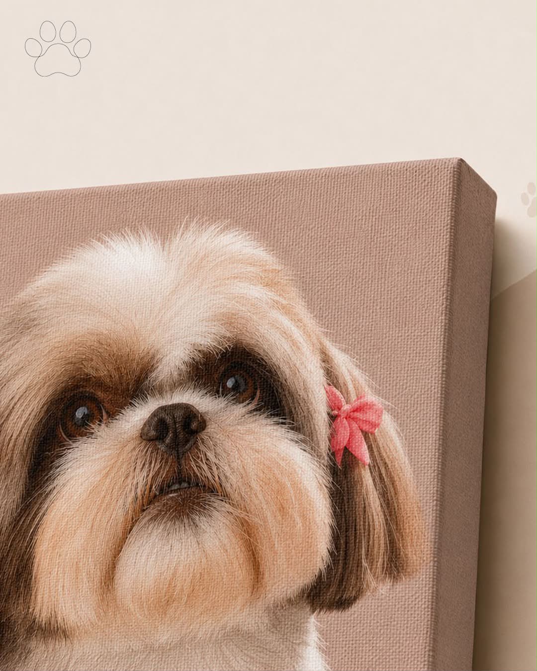 Canvas com Shih Tzu